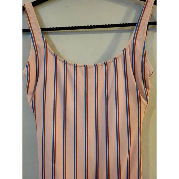Madewell One Piece Striped Swimsuit - Picture 2 of 5